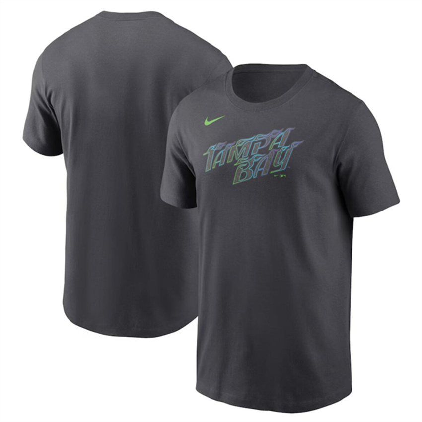 Men's Charcoal Tampa Bay Rays 2024 City Connect Legend Performance T-Shirt